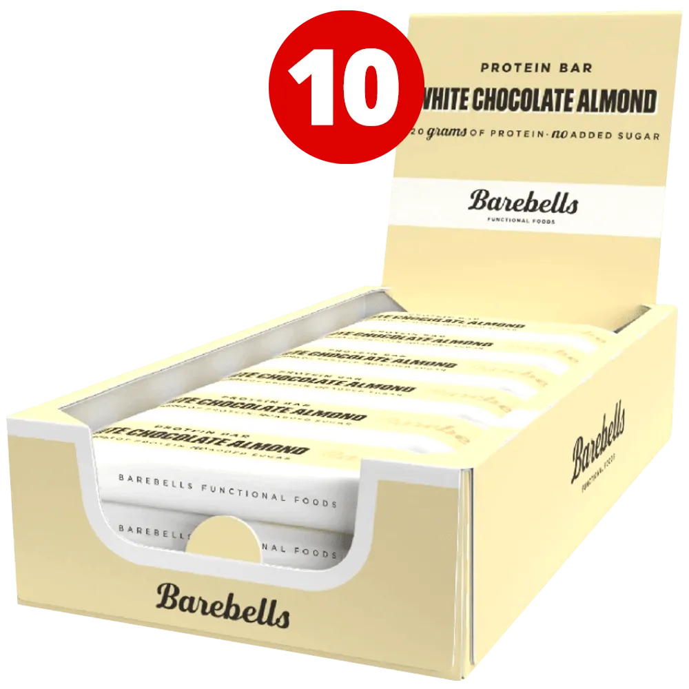 Barebells Protein Bar White Chocolate Almond - 10x55g.