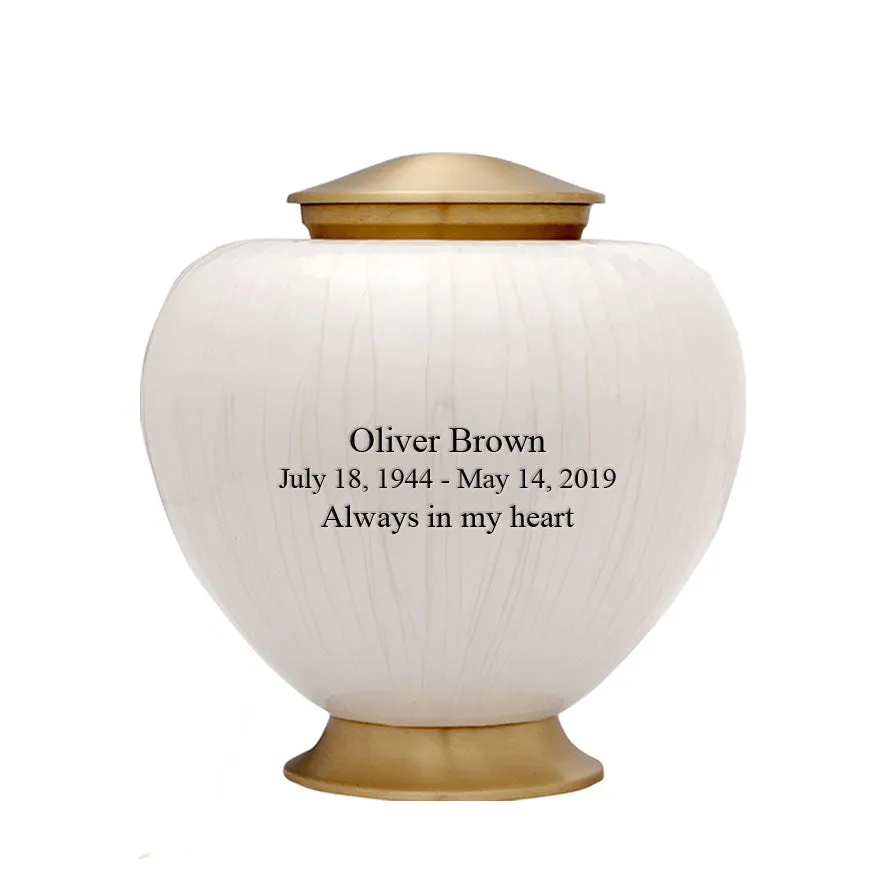 Baroque Pearl Cremation Urn - IUFH107