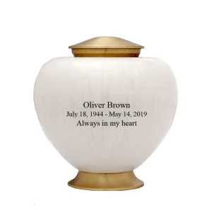 Baroque Pearl Cremation Urn - IUFH107
