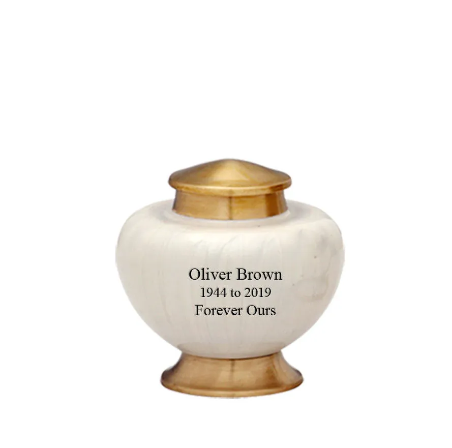 Baroque Pearl Cremation Urn - IUFH107