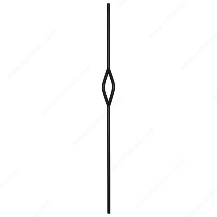 Barreau en tube carré - Ovale simple moderne
