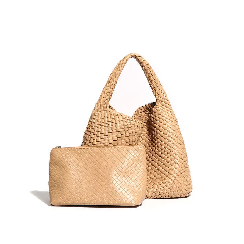 Basket Woven Underarm Bag