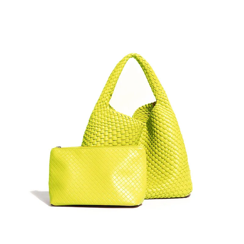 Basket Woven Underarm Bag