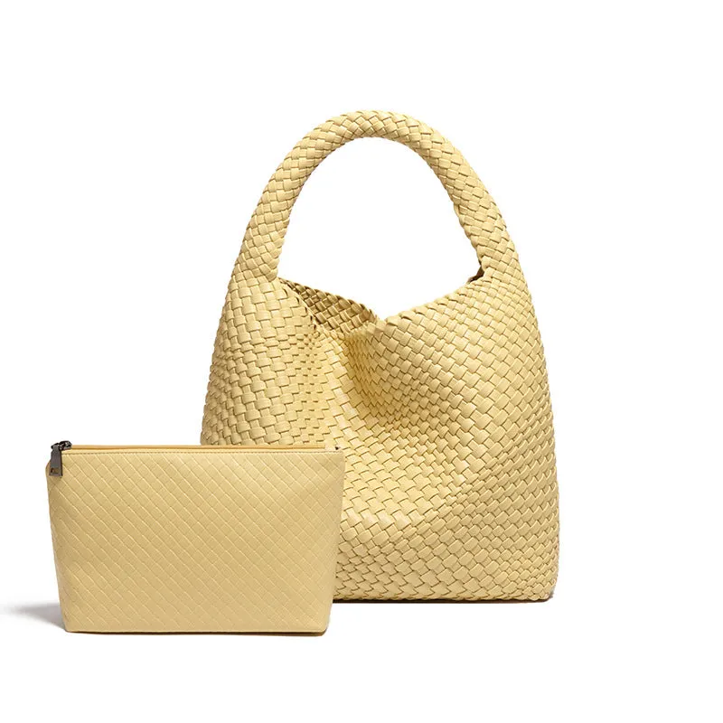 Basket Woven Underarm Bag