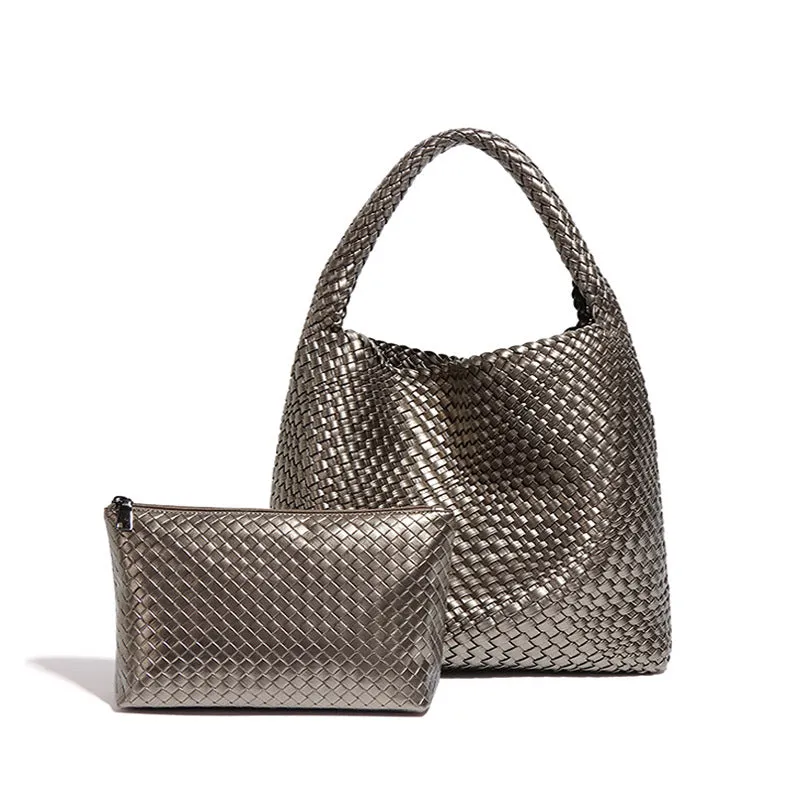 Basket Woven Underarm Bag