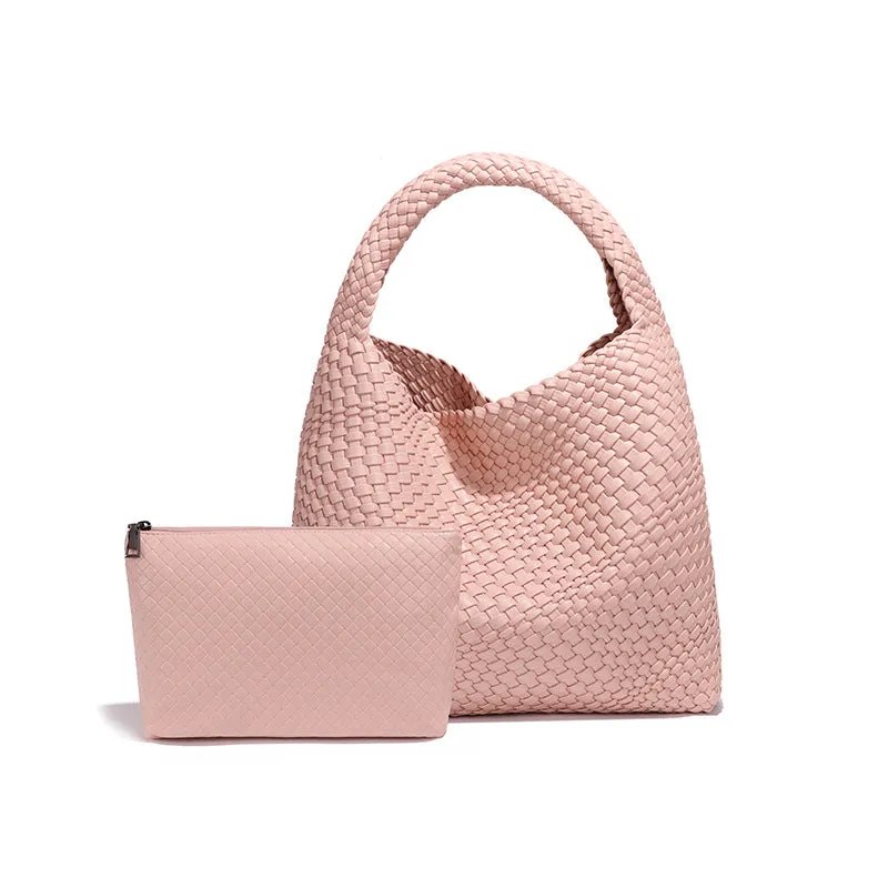 Basket Woven Underarm Bag