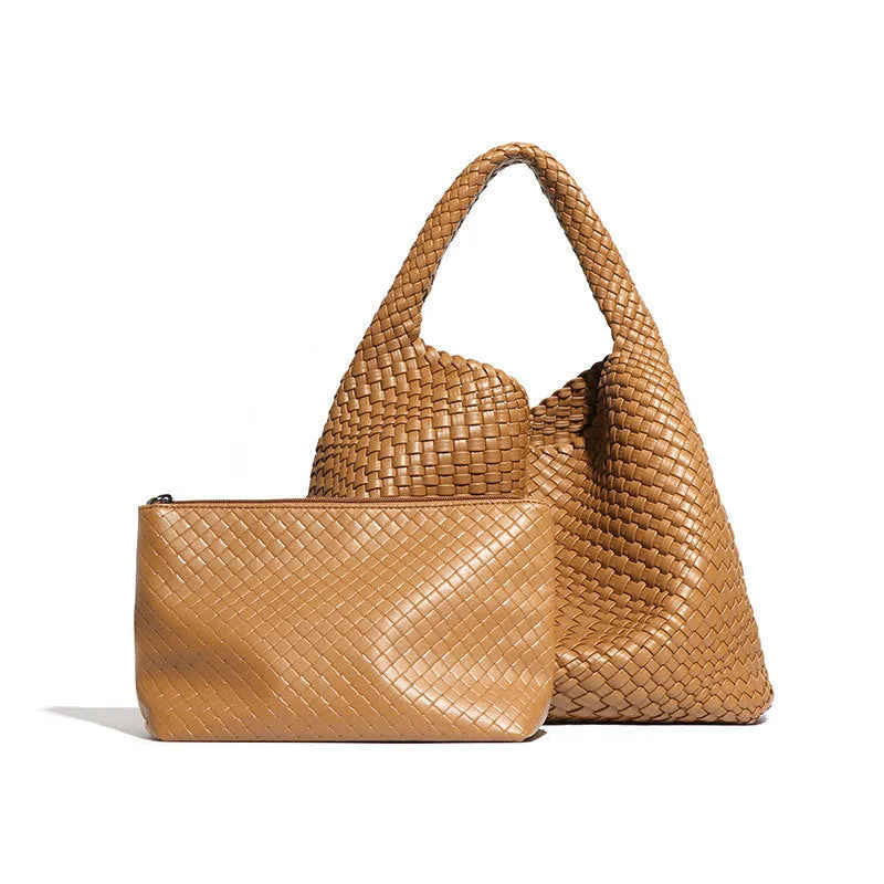 Basket Woven Underarm Bag