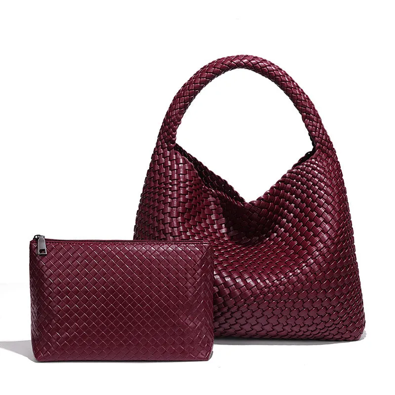 Basket Woven Underarm Bag