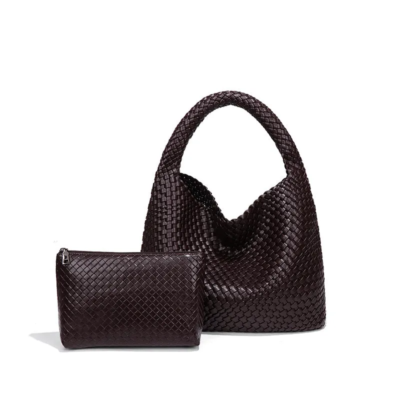Basket Woven Underarm Bag