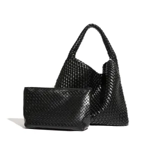 Basket Woven Underarm Bag