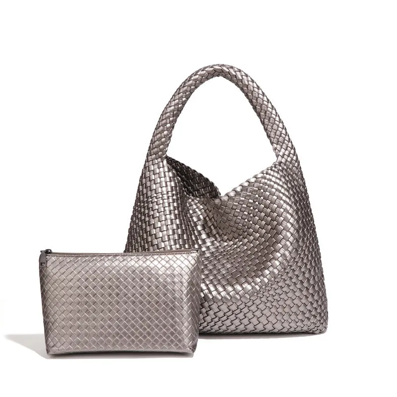 Basket Woven Underarm Bag