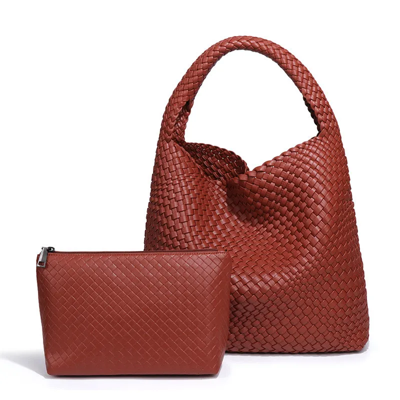 Basket Woven Underarm Bag