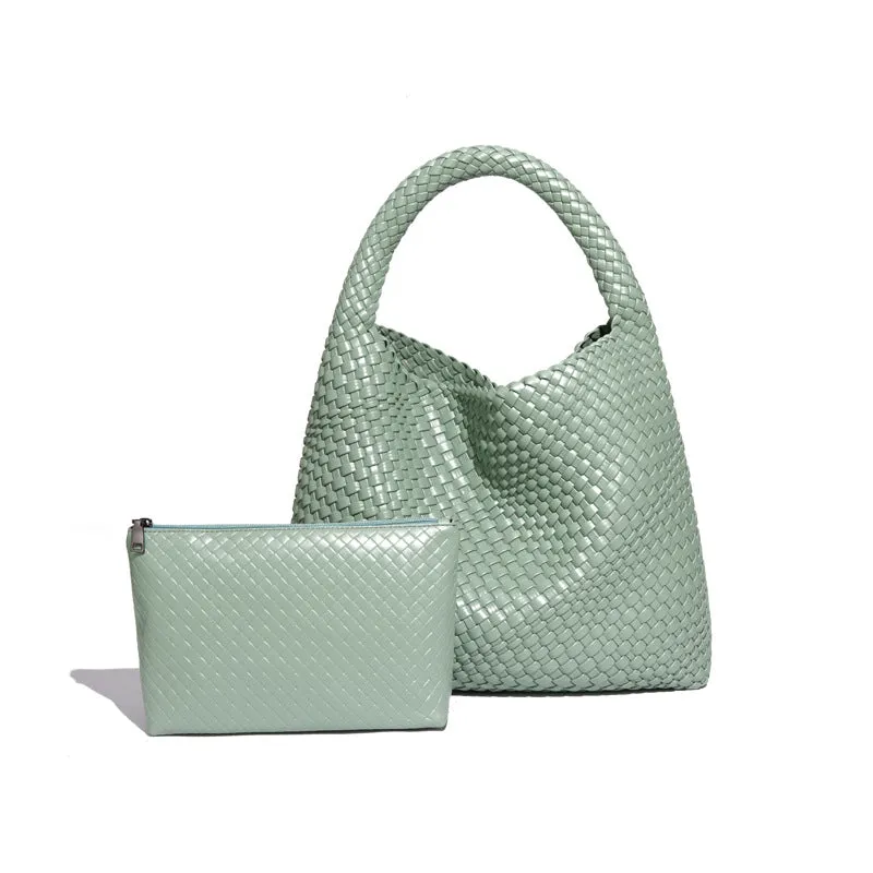 Basket Woven Underarm Bag