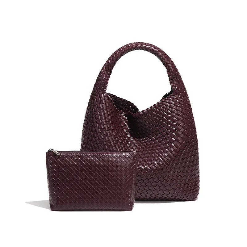 Basket Woven Underarm Bag