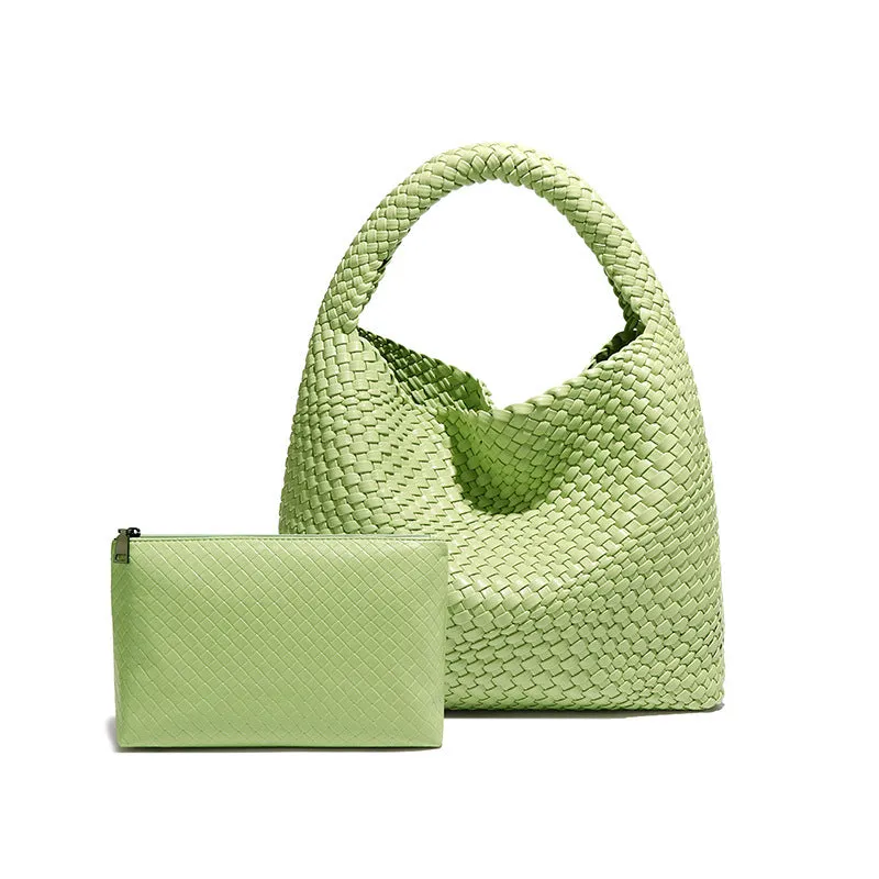 Basket Woven Underarm Bag