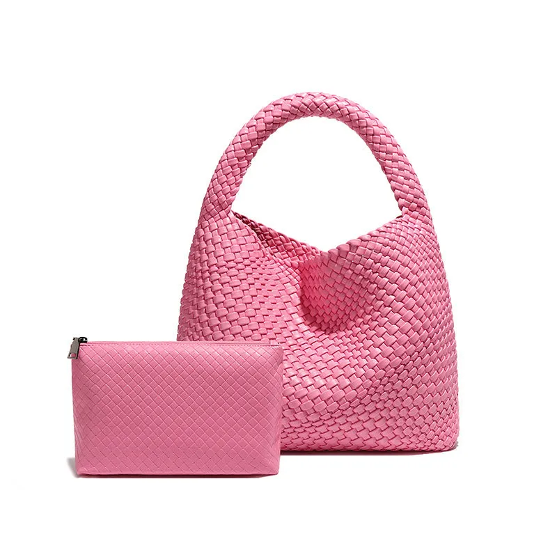 Basket Woven Underarm Bag