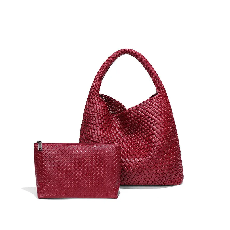 Basket Woven Underarm Bag