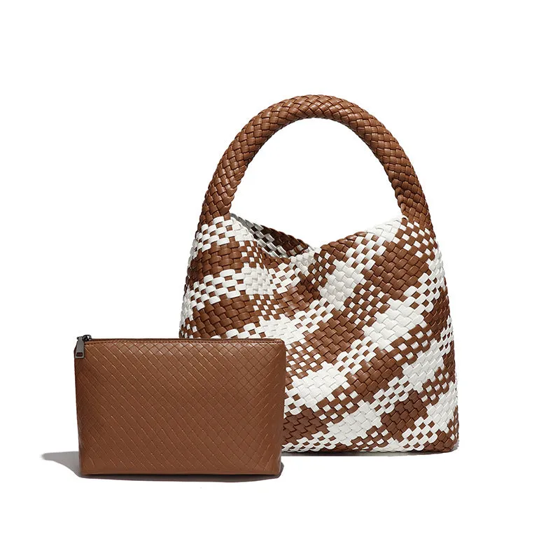 Basket Woven Underarm Bag