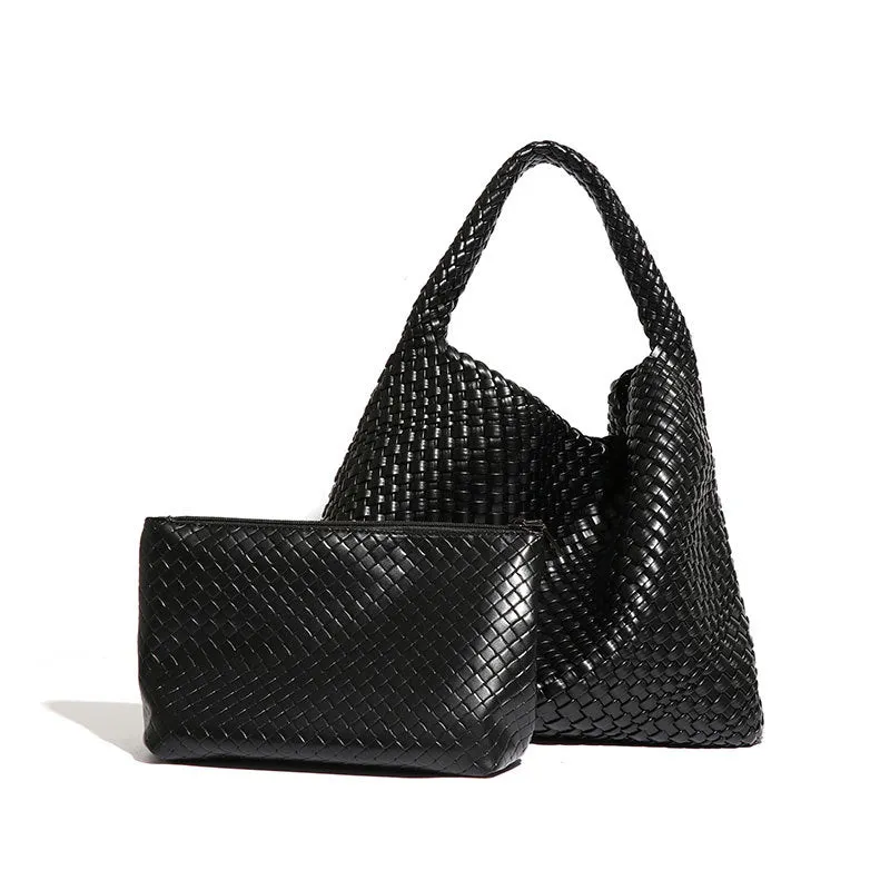 Basket Woven Underarm Bag