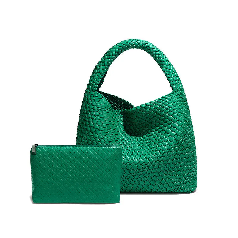 Basket Woven Underarm Bag