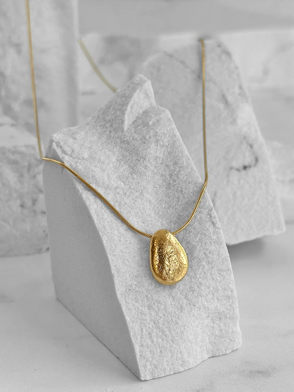 Beach Pebble Necklace