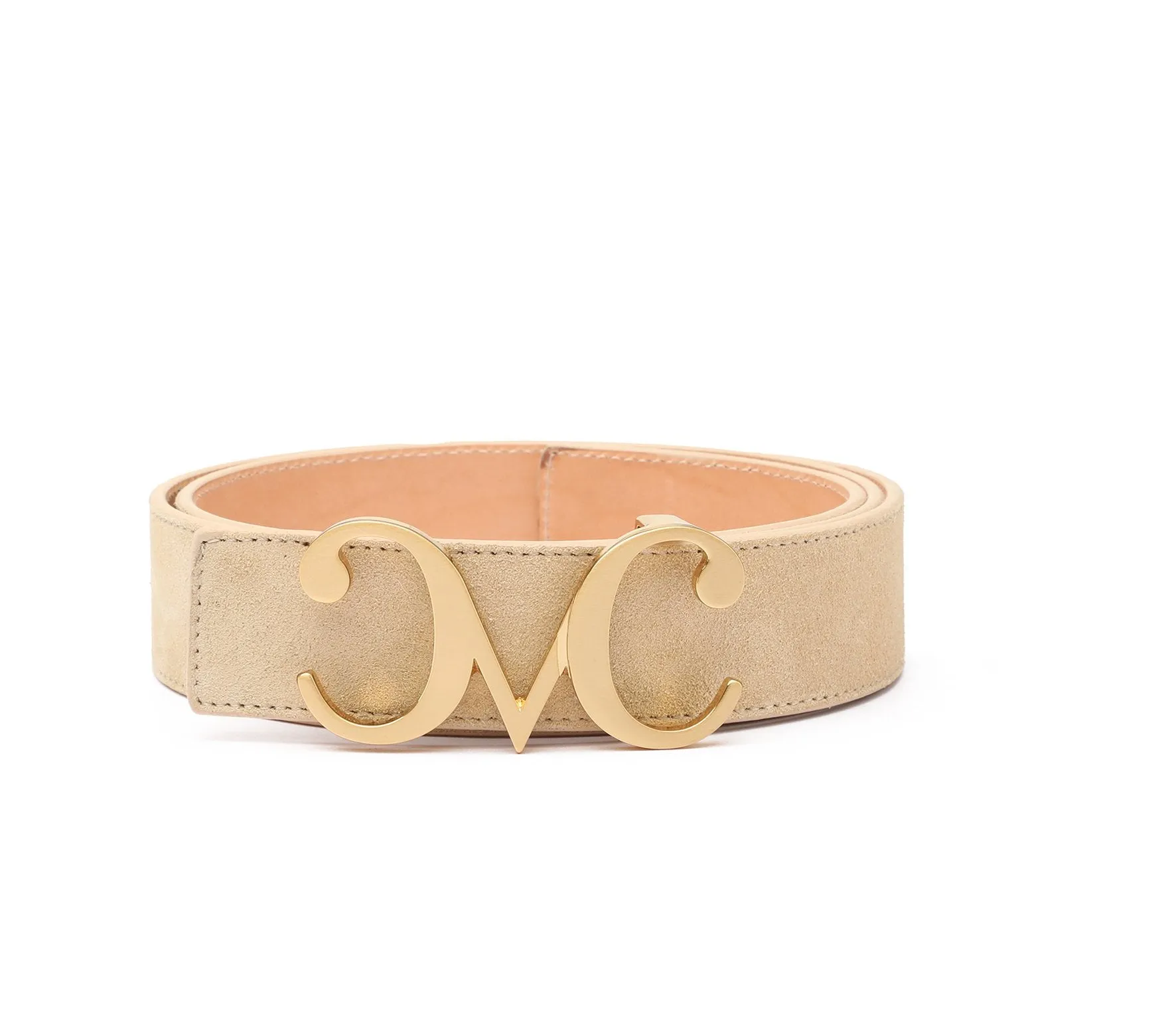 Belt - Suede Sand Strap   buckle