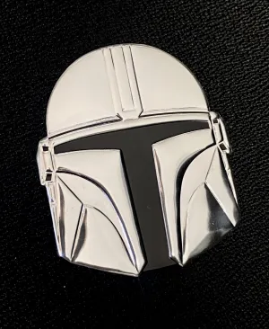 Beskar Mandalorian Helmet Adhesive Emblem