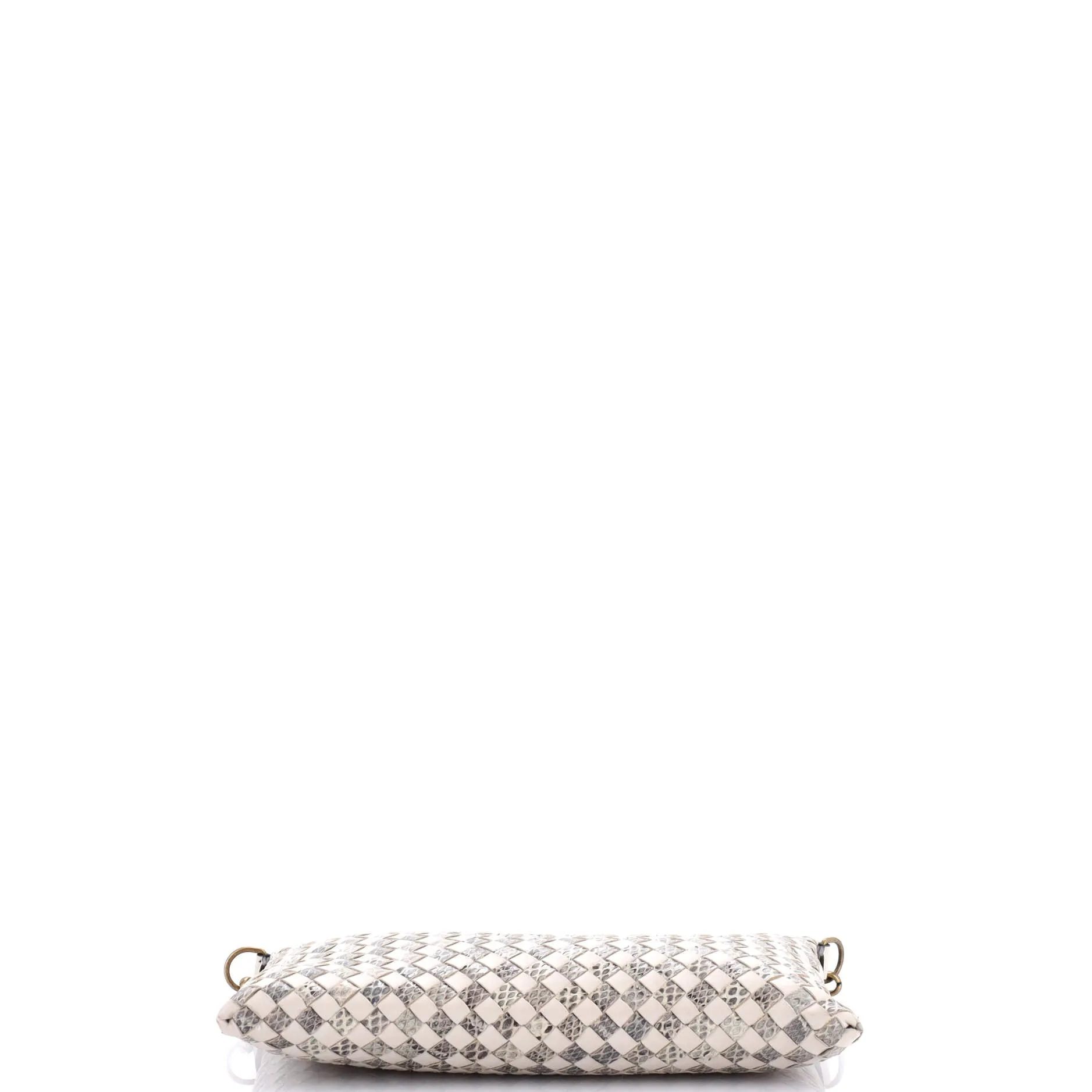 Biletto Wallet on Chain Intrecciato Checker Ayers and Leather