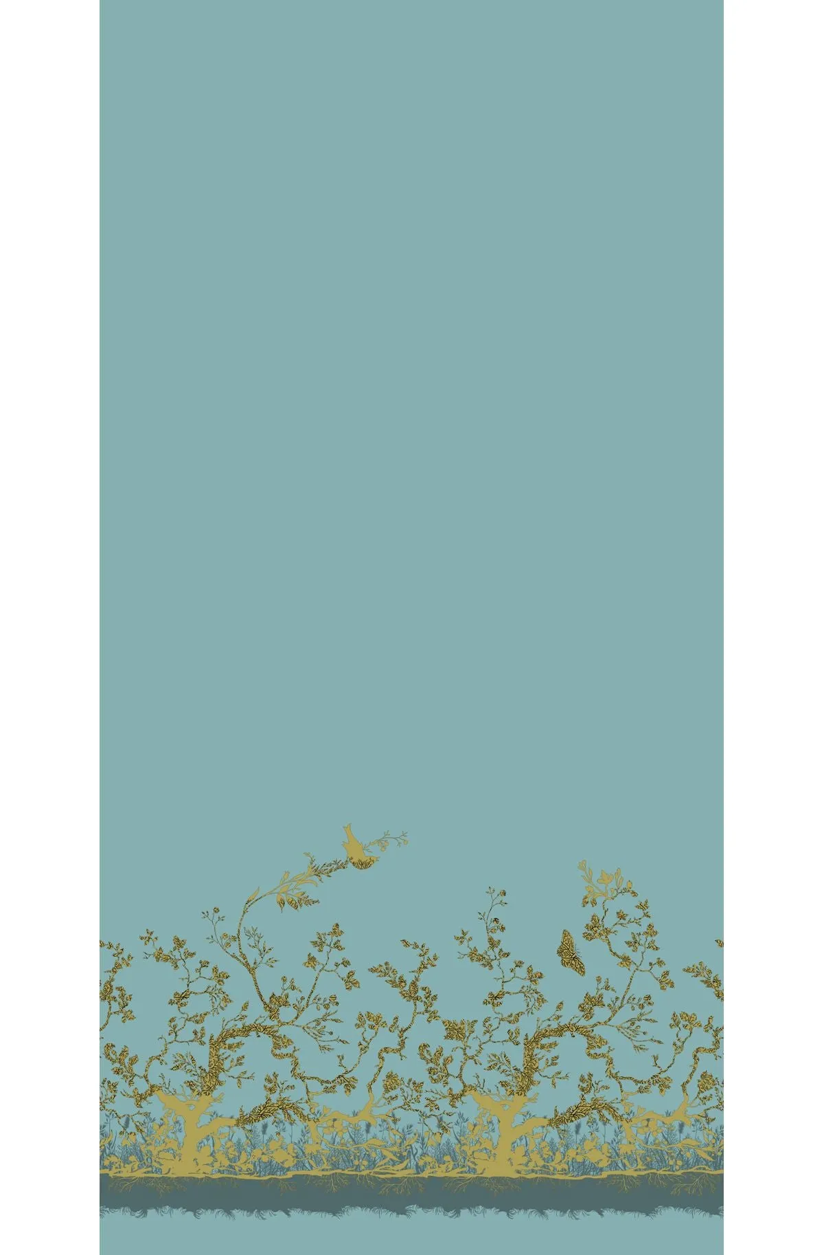 birdbranch velvet fabric panel
