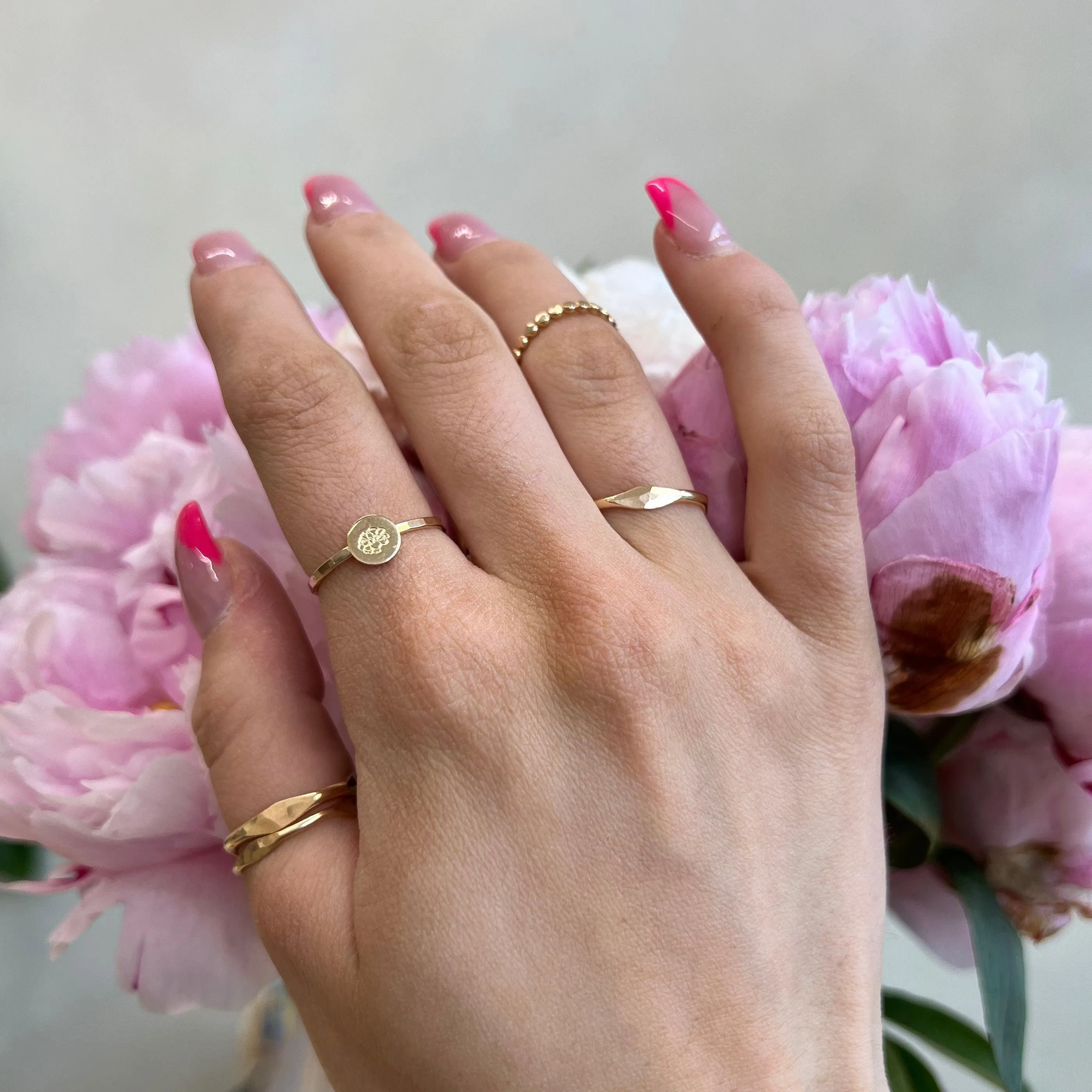 Birth Flower Ring