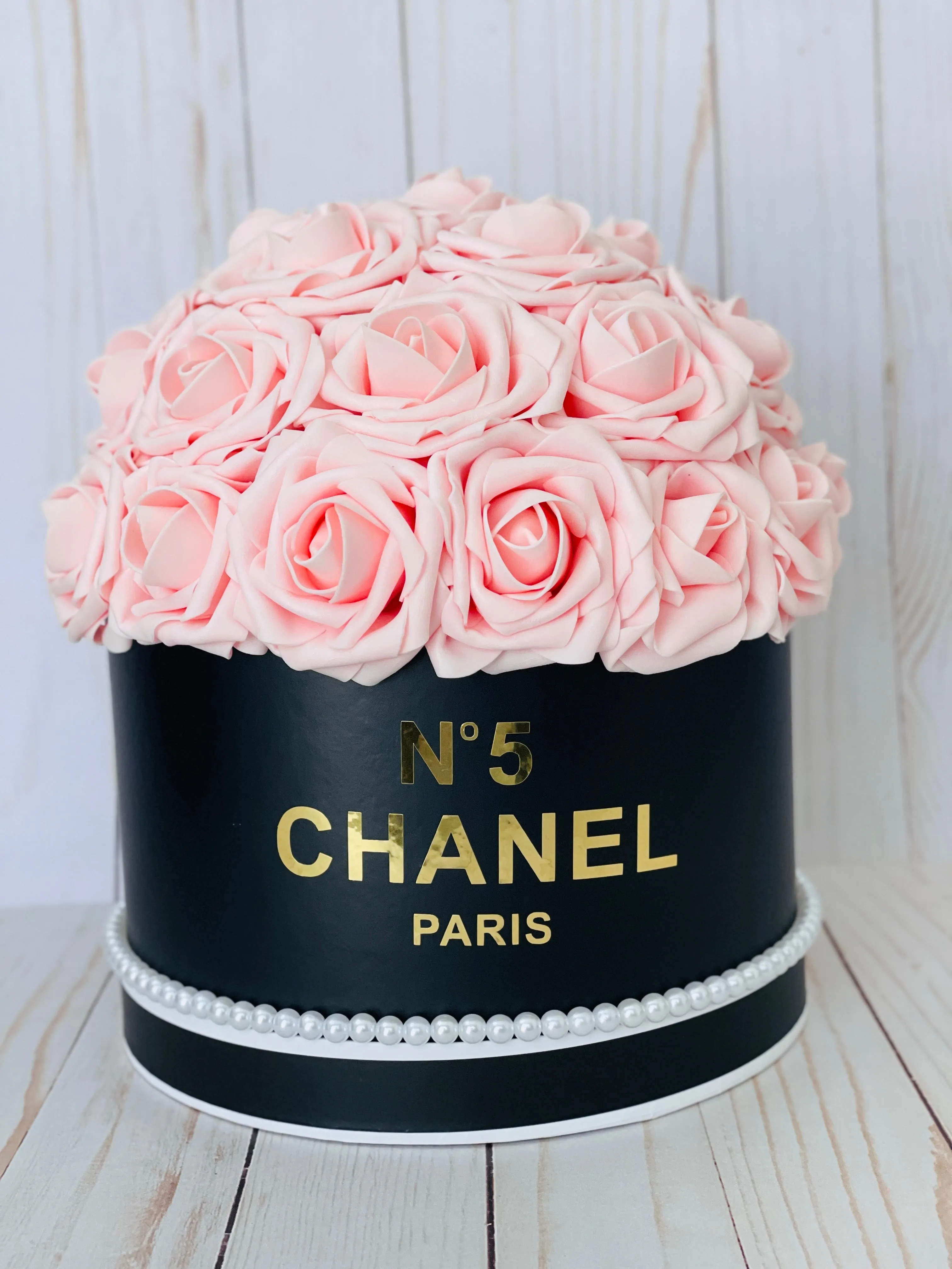 Black Flower Box Bouquet