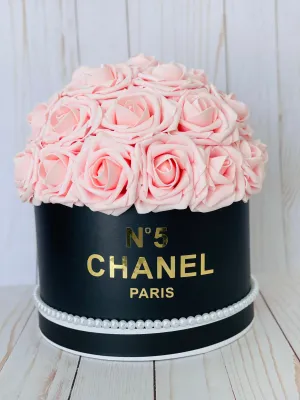 Black Flower Box Bouquet