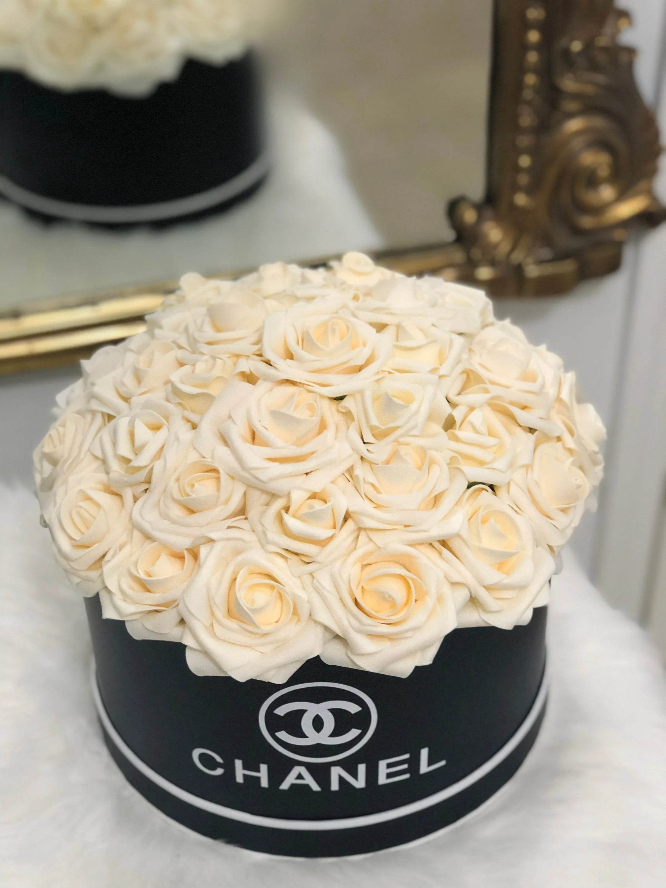Black Flower Box Bouquet
