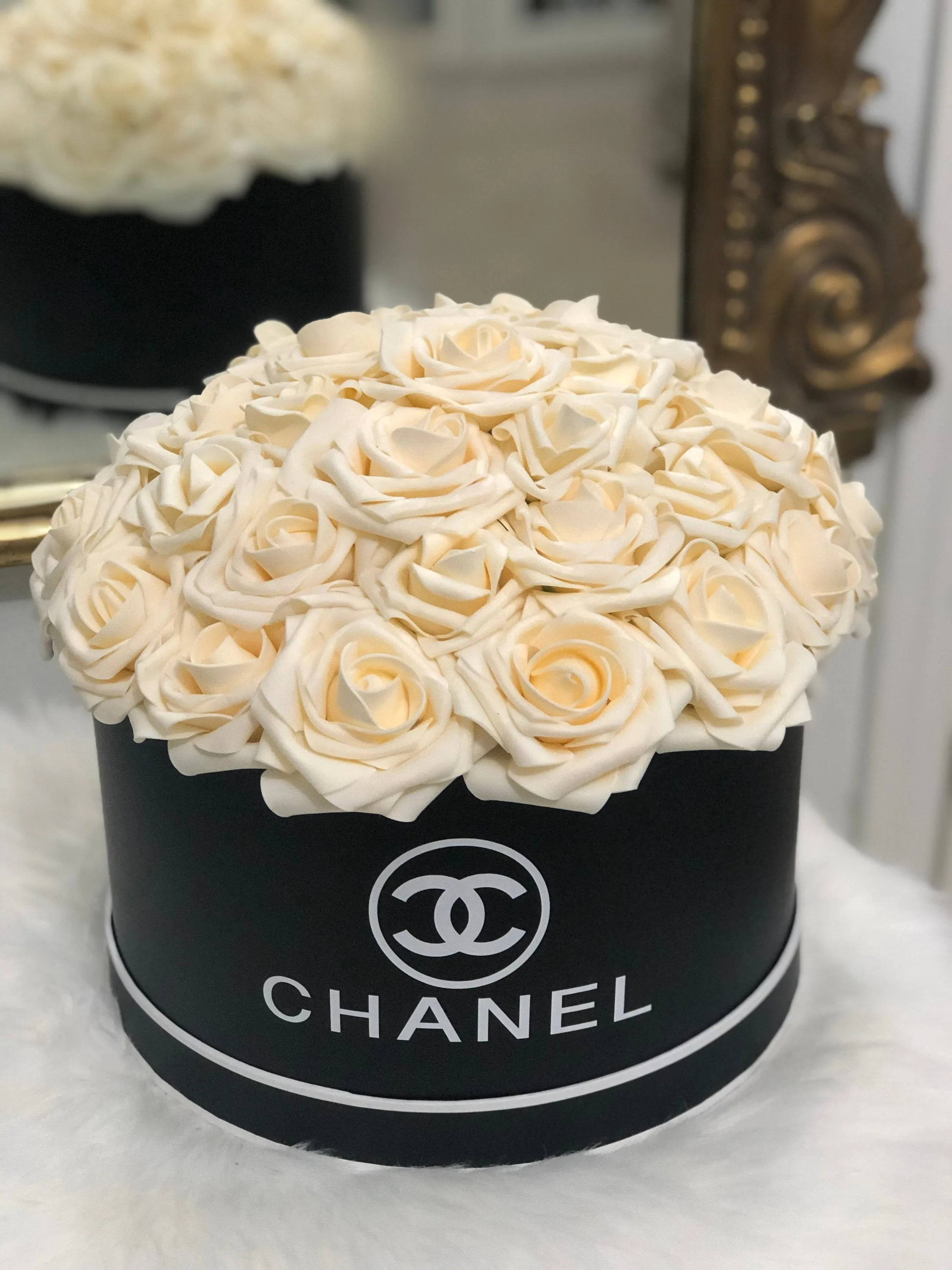 Black Flower Box Bouquet