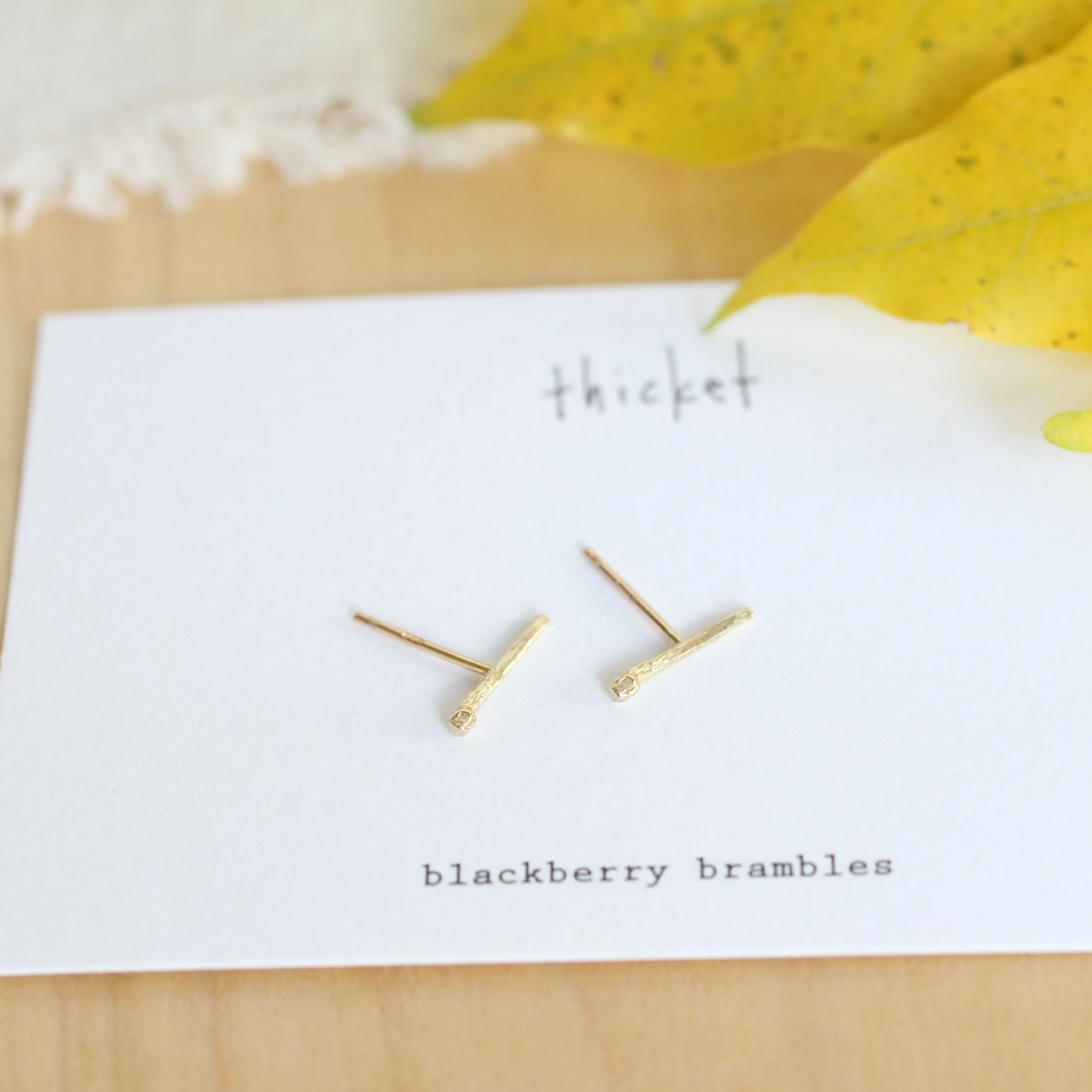 blackberry bramble studs