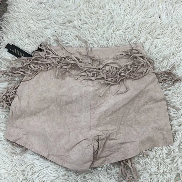 BLANKNYC Suede leather Fringe Short in Beach Walk