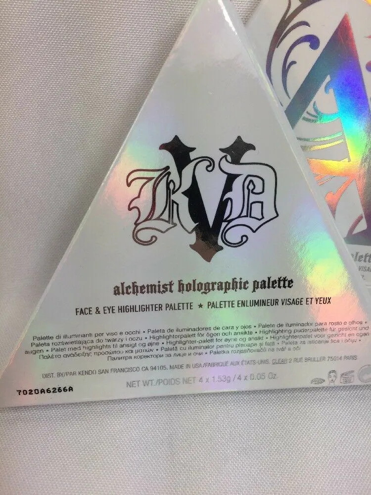BNIB Kat Von D Alchemist Holographic Palette Highlighter Powder KVD w/receipt