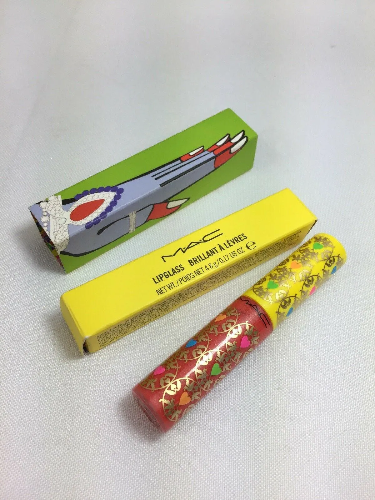 BNIB Mac Manish Shine Lipglass Lip Gloss  Rare Manish Aurora