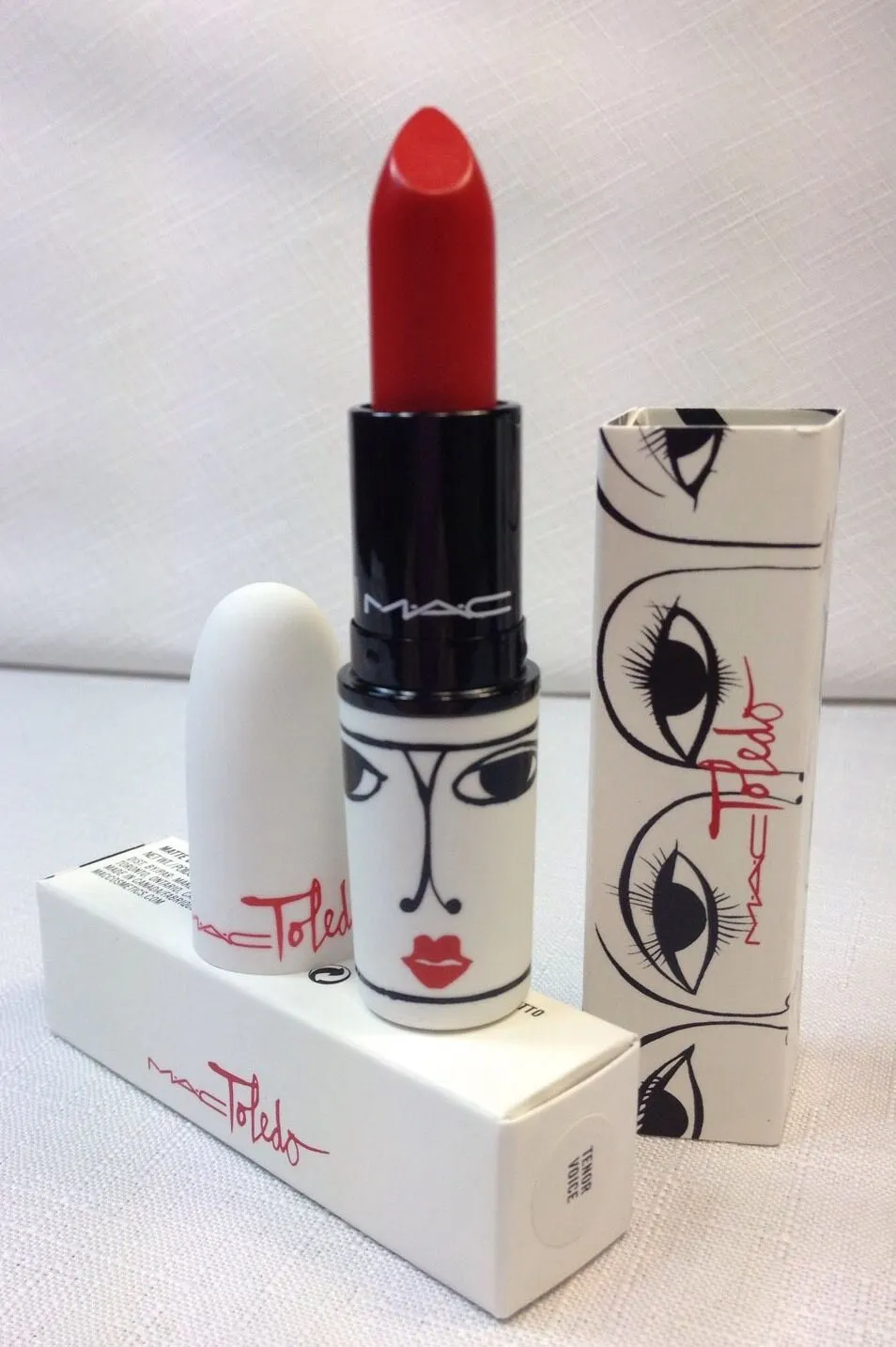 BNIB MAC Sin Toledo Collection Lipstick (matte)  w/receipt Deep Red