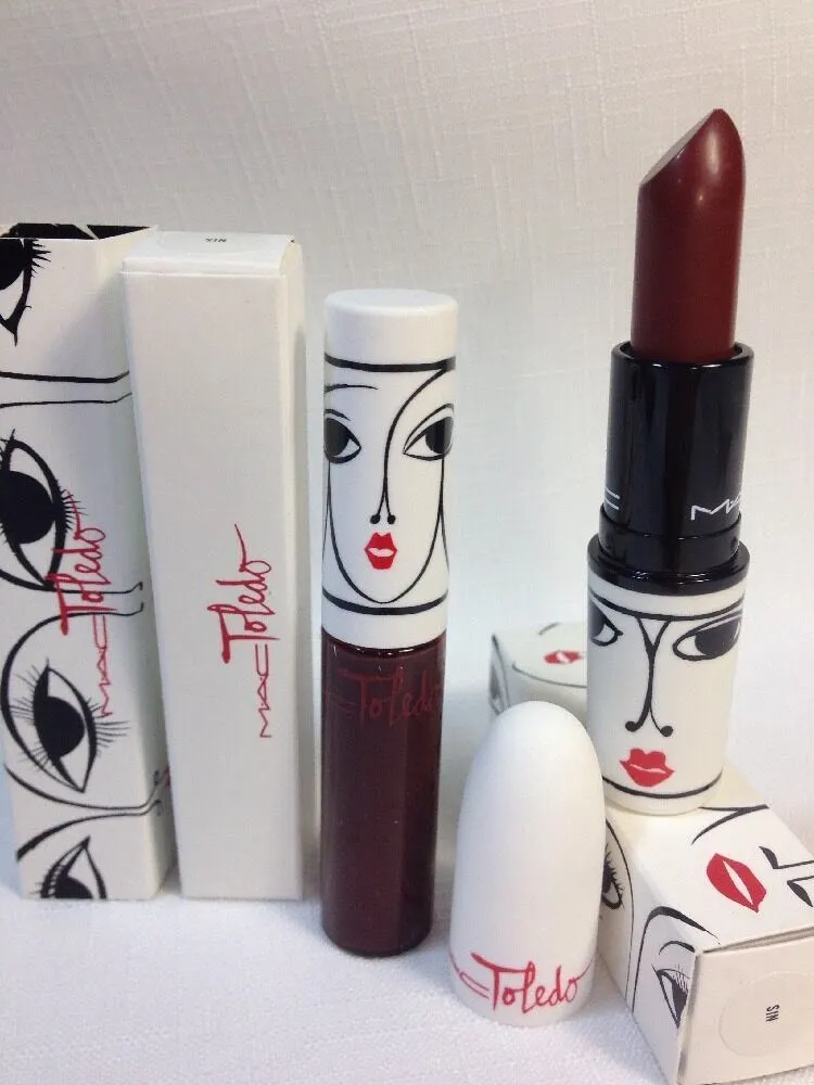 BNIB MAC Sin Toledo Collection Lipstick (matte)  w/receipt Deep Red
