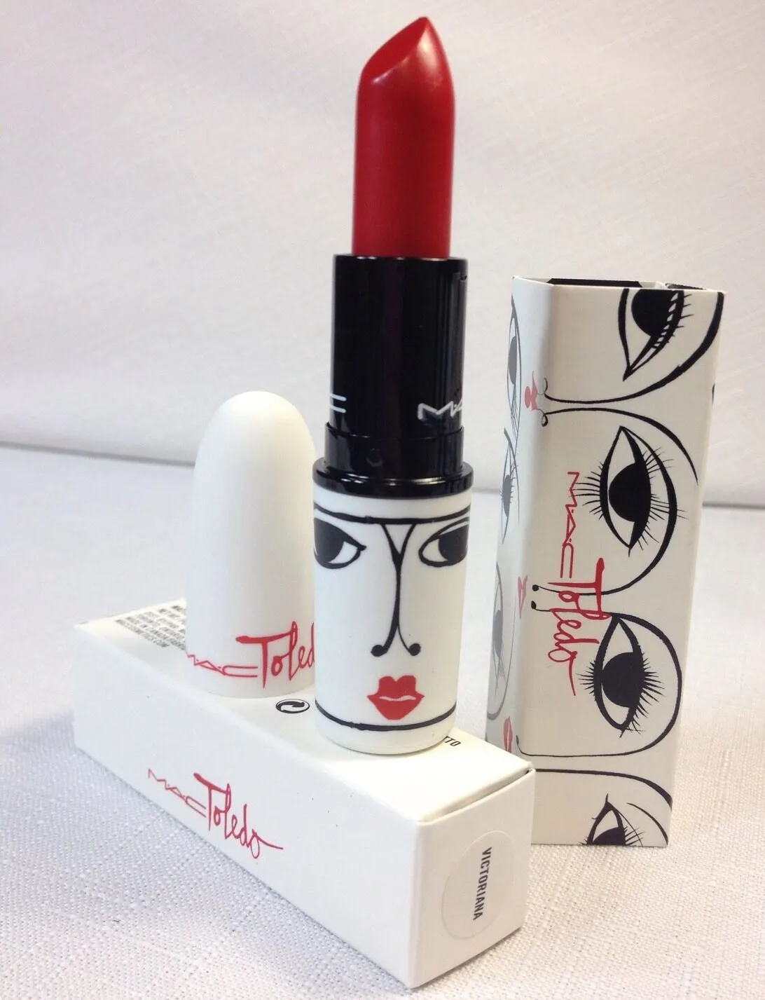 BNIB MAC Sin Toledo Collection Lipstick (matte)  w/receipt Deep Red
