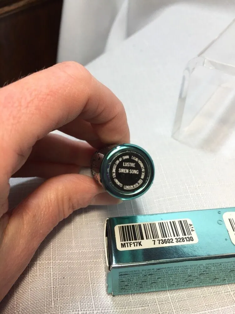 BNIB MAC Siren Song Lipstick Nude Lustre Alluring Aquatics Teal Pack w/receipt