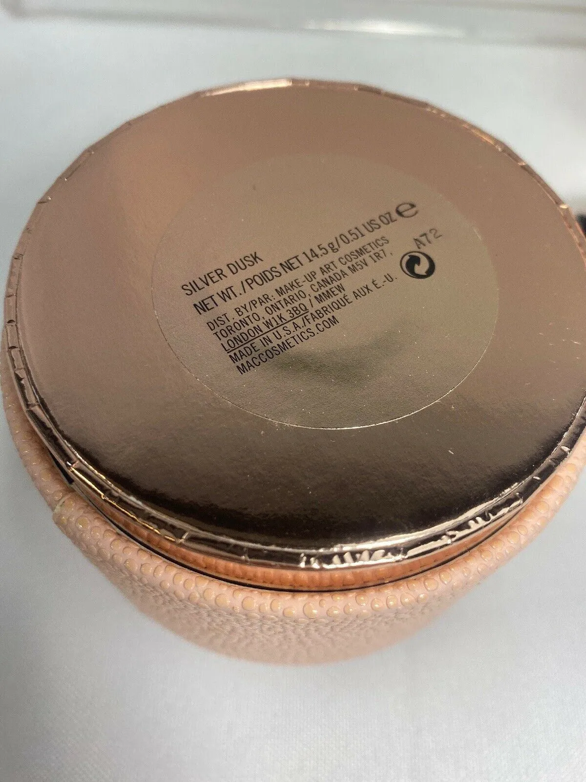 BNIB RARE Mac Making Pretty Silver Dusk Iridescent Loose Powder Pristine!!