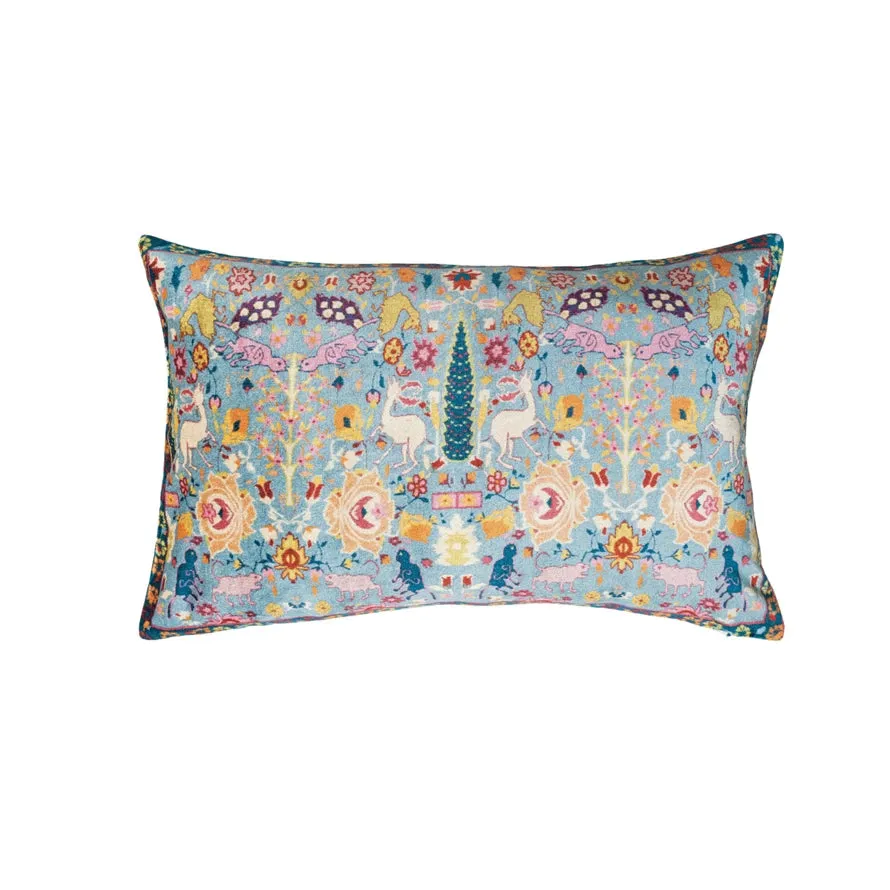 Boho Velvet Lumbar Pillow