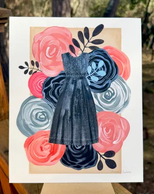 Botanical Dress Doodle