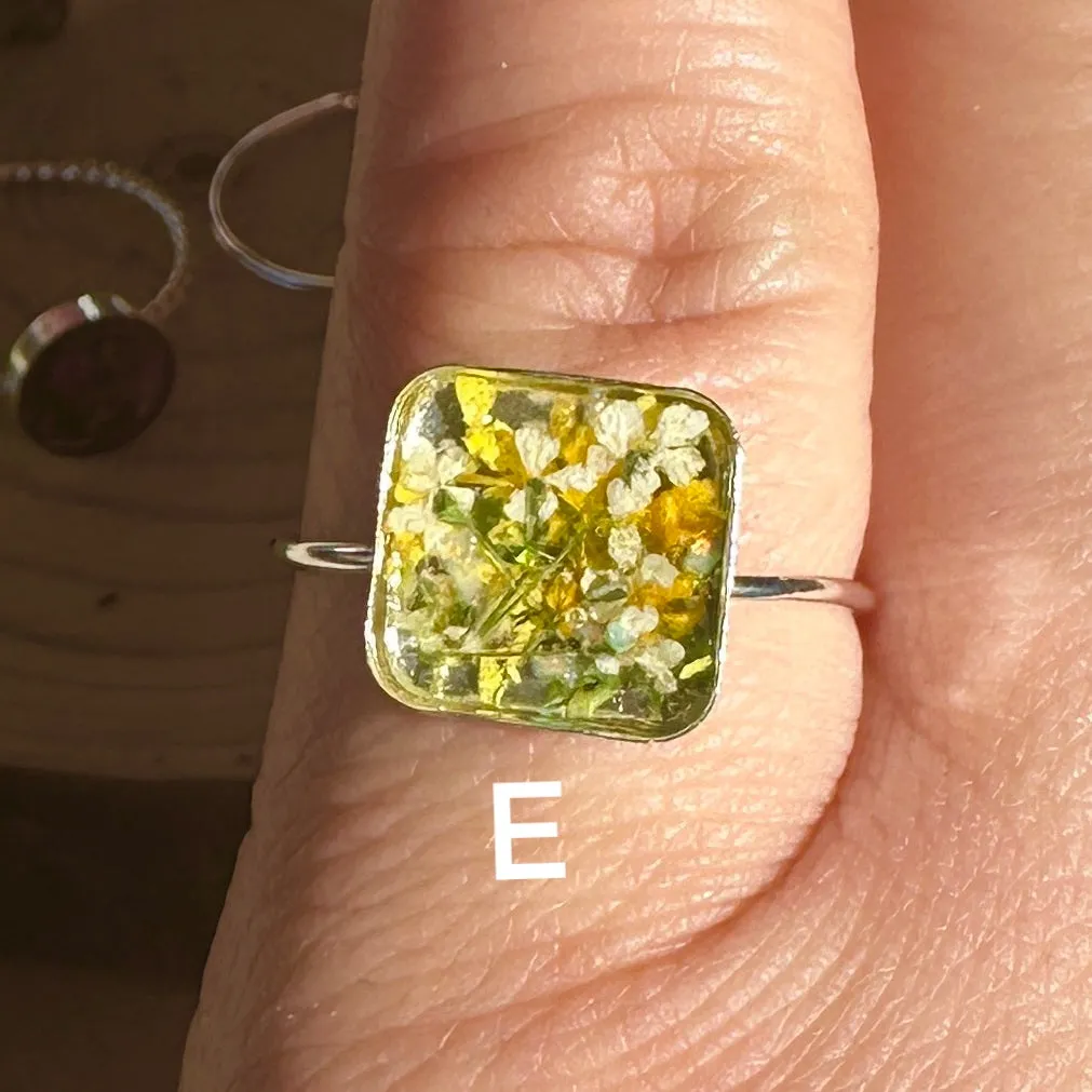 Botanical Garden Rings - SIZE 8 - BG 136