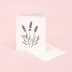 Botanical Scented Card - Lavender