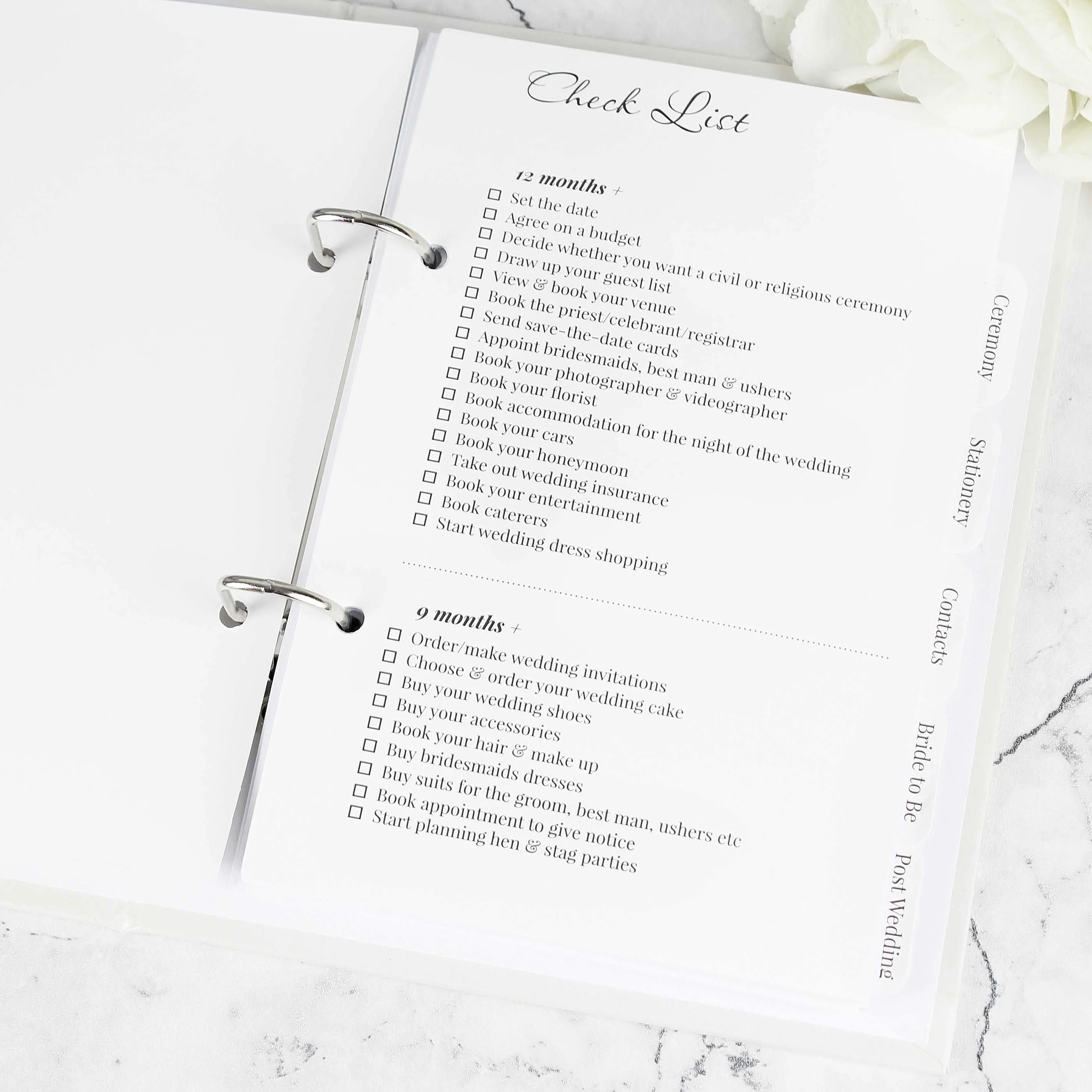 Botanical Wedding Planner