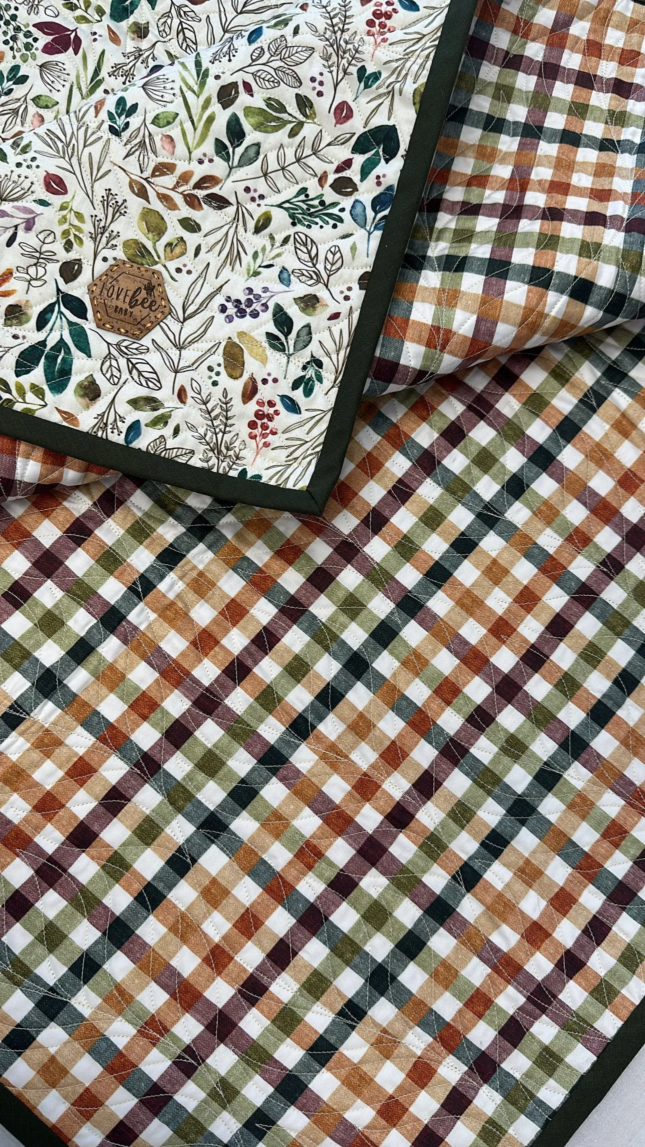 Botanicals Sprigs Baby Quilt