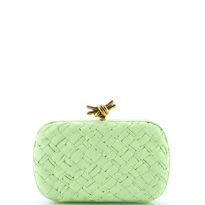 Box Knot Clutch Intrecciato Nappa Small